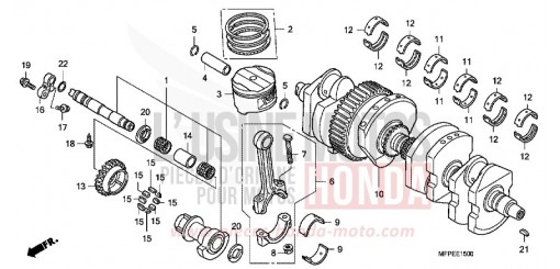 VILEBREQUIN/PISTON CB1300SAA de 2010